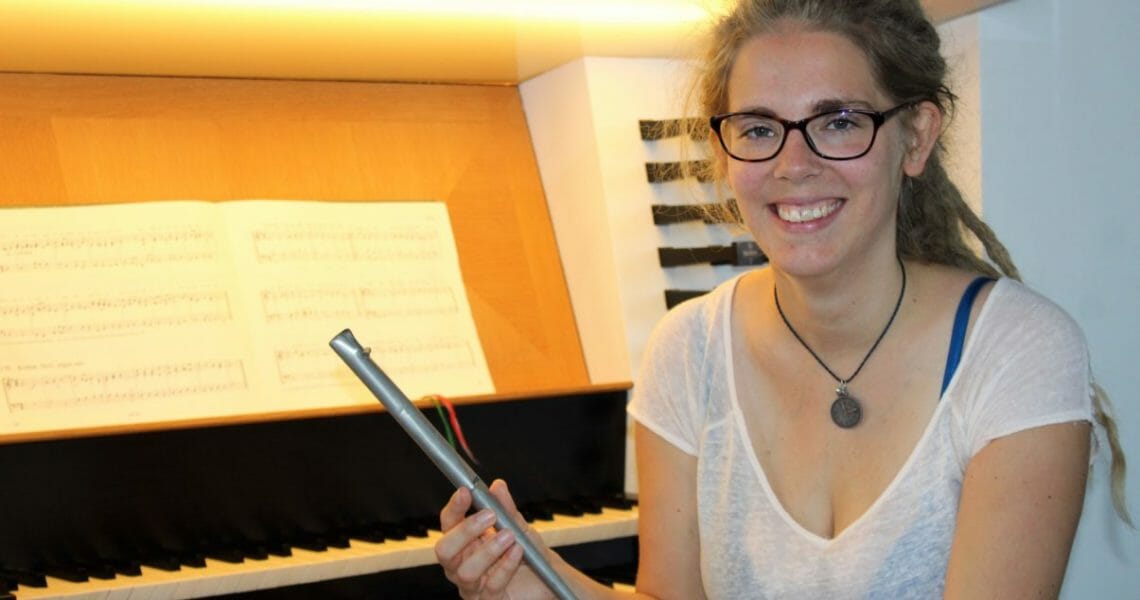 Organistin Paula Schneider