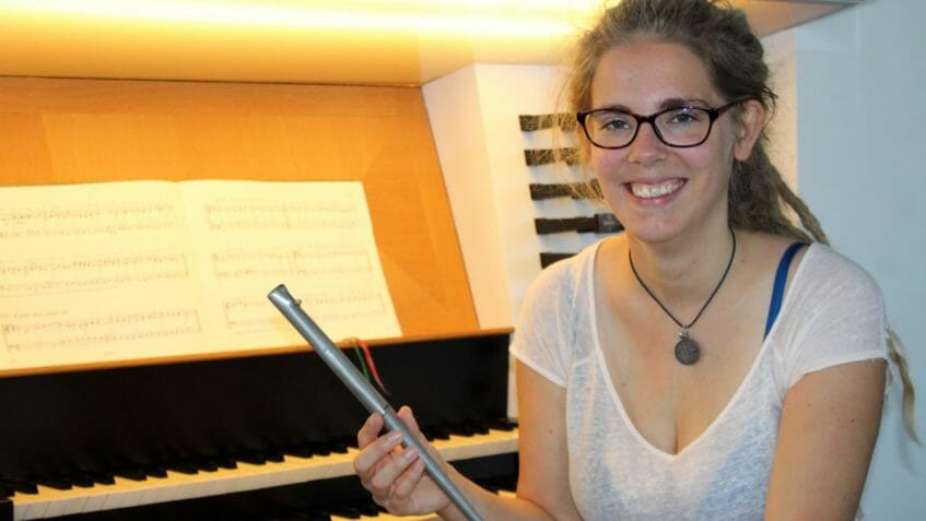 Organistin Paula Schneider